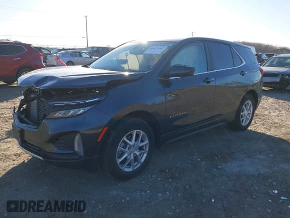 ✅ 2022 Chevrolet Equinox LT • VIN: 3GNAXUEVXNS242460 • Лот: 43677147. Опубликован ранее на IAAI с пробегом 45 554 миль. Бесплатный доступ к архиву аукционных продаж из США и подробный отчёт об истории автомобиля на DreamBid. Изображение 2.