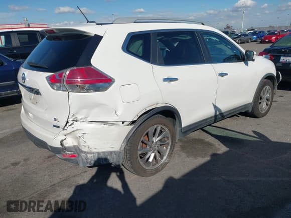 ✅ 2014 Nissan Rogue SL • VIN: 5N1AT2MT8EC771917 • Lot: 43741078. Listed on IAAI with 312,140 mi. Free auction sales archive from the USA and detailed vehicle history report at DreamBid. Image 4.