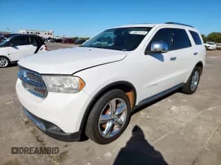 ✅ 2013 Dodge Durango Citadel • VIN: 1C4SDJET0DC562846 • Lot: 90675715. Listed on Copart with 152,543 mi. Free auction sales archive from the USA and detailed vehicle history report at DreamBid. Image 1.