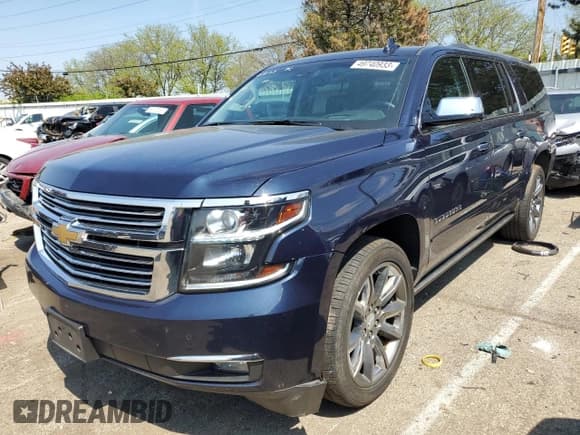 ✅ 2017 Chevrolet Suburban Premier • VIN: 1GNSKJKC7HR169222 • Lot: 49740933. Wystawiony na Copart z przebiegiem 117 295 mil. Bezpłatny archiwum sprzedaży aukcyjnych z USA i szczegółowy raport historii pojazdu na DreamBid. Zdjęcie 1.