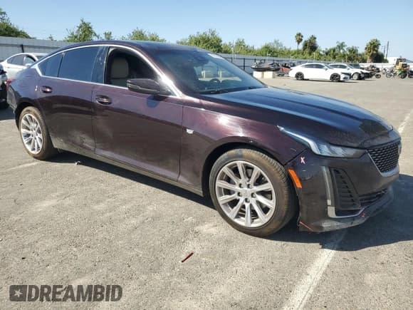 ✅ 2020 Cadillac CT5 Luxury • VIN: 1G6DW5RK6L0122077 • Lot: 81727995. Listed on Copart with 51,252 mi. Free auction sales archive from the USA and detailed vehicle history report at DreamBid. Image 4.