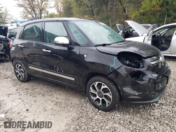 ✅ 2014 FIAT 500L Lounge • VIN: ZFBCFACH0EZ013324 • Lot: 75293764. Listed on Copart with 73,597 mi. Free auction sales archive from the USA and detailed vehicle history report at DreamBid. Image 4.