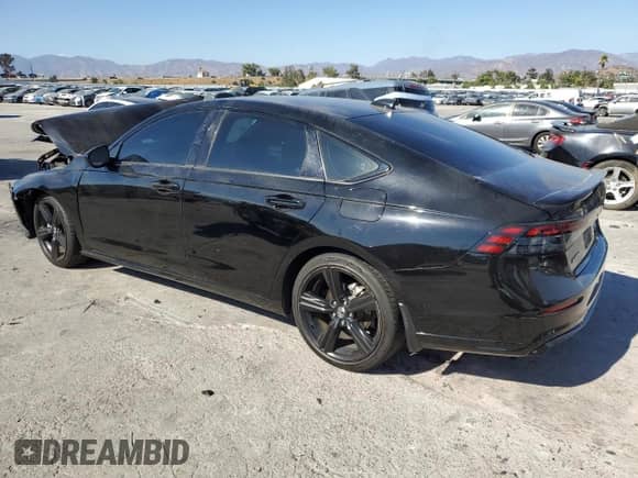 2024 Honda Accord Sport-L with VIN 1HGCY2F70RA023695, listed as a Copart auction lot 71504205 with 58,790 mi miles and Salvage title. Bid and sale history available at DreamBid. Image 2.