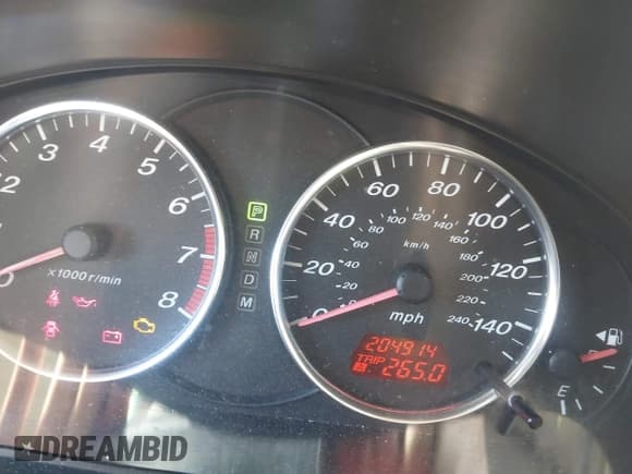 ✅ 2006 Mazda 6 s • VIN: 1YVHP80D365M65930 • Lot: 43682624. Listed on IAAI with 204,914 mi. Free auction sales archive from the USA and detailed vehicle history report at DreamBid. Image 7.