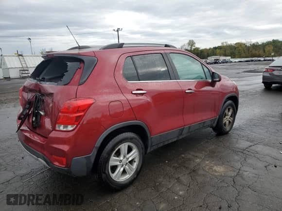 2018 Chevrolet Trax LT with VIN 3GNCJPSBXJL287523, listed as a Copart auction lot 82318235 with 66,037 mi miles and Salvage title. Bid and sale history available at DreamBid. Image 3.