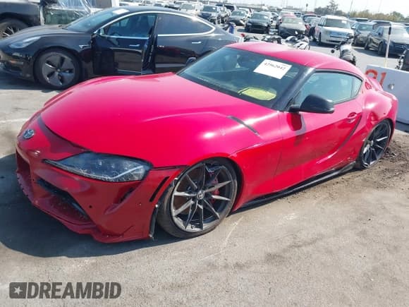 ✅ 2024 Toyota Supra 3.0 • VIN: WZ1DB0G00RW067405 • Лот: 42962042. Опубликован ранее на IAAI с пробегом 591 миль. Бесплатный доступ к архиву аукционных продаж из США и подробный отчёт об истории автомобиля на DreamBid. Изображение 20.
