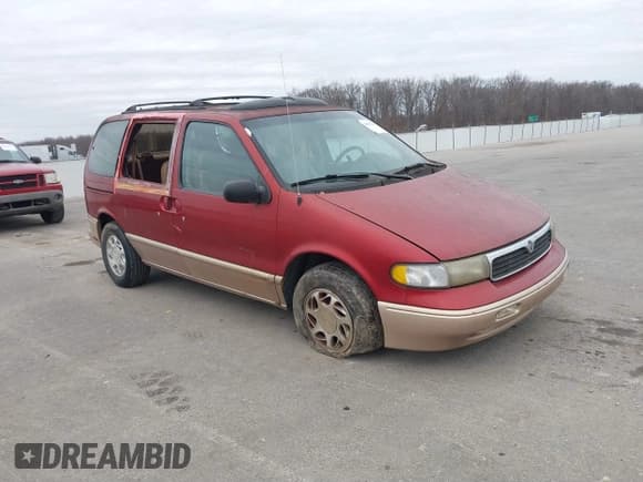 ✅ 1997 Mercury Villager GS • VIN: 4M2DV1119VDJ44219 • Lot: 41690286. Listed on IAAI with 192,083 mi. Free auction sales archive from the USA and detailed vehicle history report at DreamBid. Image 1.