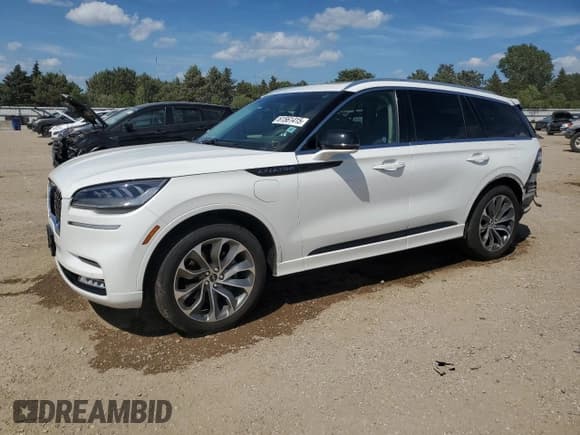 ✅ 2020 Lincoln Aviator Grand Touring • VIN: 5LMYJ8XYXLGL19582 • Lot: 61561415. Wystawiony na Copart z przebiegiem 80 805 mil. Bezpłatny archiwum sprzedaży aukcyjnych z USA i szczegółowy raport historii pojazdu na DreamBid. Zdjęcie 1.