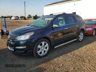 2015 Chevrolet Traverse LTZ with VIN 1GNKVJKD7FJ357783, listed as a Copart auction lot 80284505 with 162,880 mi miles and Salvage title. Bid and sale history available at DreamBid. Image 1.