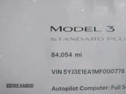 ✅ 2021 Tesla Model 3 Standard Range Plus • VIN: 5YJ3E1EA1MF000778 • Lot: 43229701. Wystawiony na IAAI z przebiegiem 84 054 mil. Bezpłatny archiwum sprzedaży aukcyjnych z USA i szczegółowy raport historii pojazdu na DreamBid. Zdjęcie 15.