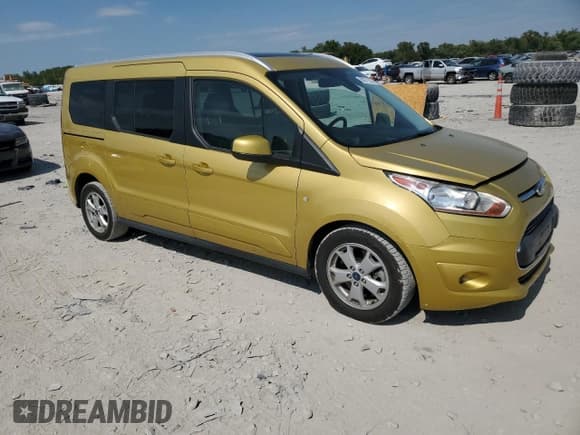 ✅ 2016 Ford Transit Connect Titanium • VIN: NM0GE9G74G1233744 • Lot: 80371535. Listed on Copart with 115,704 mi. Free auction sales archive from the USA and detailed vehicle history report at DreamBid. Image 4.