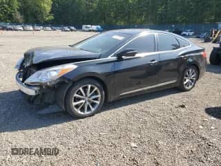 2017 Hyundai Azera с VIN KMHFG4JG2HA588977, выставлен на аукционе Copart как лот 61007035 с пробегом 76 379 миль миль и Списание • Salvage title. История ставок и продаж доступна на DreamBid. Изображение 1.