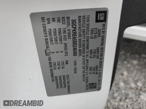 ✅ 2013 Chevrolet Silverado 1500 LS • VIN: 3GCPKREA6DG246499 • Lot: 81746165. Wystawiony na Copart z przebiegiem 142 687 mil mil. Skorzystaj z bezpłatnego archiwum sprzedaży aukcyjnych z USA i zobacz szczegółowy raport historii pojazdu na DreamBid. Zdjęcie 12.