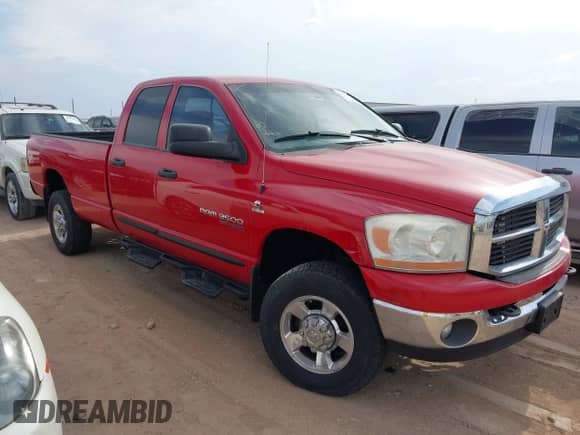 2006 Dodge 3500 SLT z VIN 3D7LX38C46G119611, wystawiony jako IAAI lot #42934402 z przebiegiem 369 688 mil mil oraz . Historia ofert i sprzedaży dostępna na DreamBid. Obrazek 1.