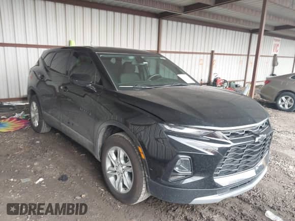 2021 Chevrolet Blazer LT with VIN 3GNKBBRA4MS587769, listed as a IAAI auction lot 42750294 with 66,990 mi miles and . Bid and sale history available at DreamBid. Image 1.