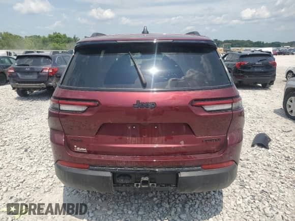 2024 Jeep Grand Cherokee Limited with VIN 1C4RJKBG6R8518025, listed as a Copart auction lot 63342875 with 14,767 mi miles and Non repairable. Bid and sale history available at DreamBid. Image 6.