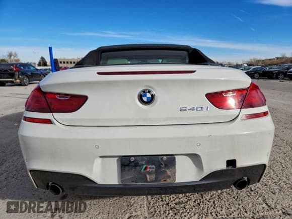 ✅ 2014 BMW 6 Series 640i • VIN: WBALW7C56EDX58787 • Lot: 96614925. Wystawiony na Copart z przebiegiem 88 567 mil. Bezpłatny archiwum sprzedaży aukcyjnych z USA i szczegółowy raport historii pojazdu na DreamBid. Zdjęcie 6.