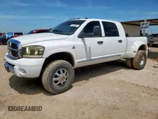 2008 Dodge 3500 Laramie with VIN 3D7MX49AX8G242985, listed as a Copart auction lot 60535985 with 217,692 mi miles and Clean title. Bid and sale history available at DreamBid. Image 1.