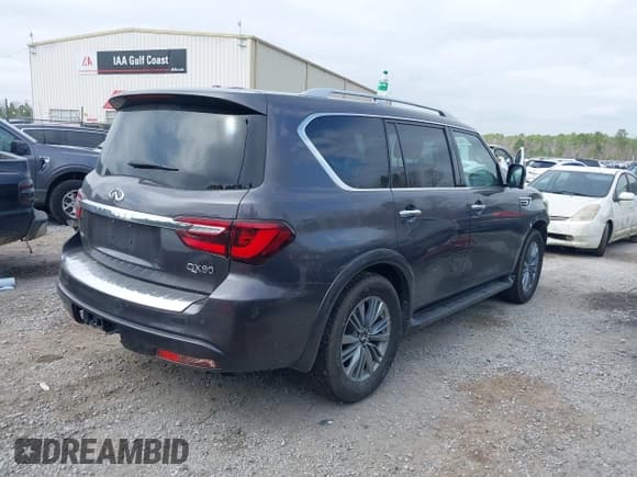 ✅ 2023 Infiniti QX80 Luxe • VIN: JN8AZ2AE2P9302125 • Лот: 41546696. Опубликован ранее на IAAI с пробегом 58 323 миль. Бесплатный доступ к архиву аукционных продаж из США и подробный отчёт об истории автомобиля на DreamBid. Изображение 4.