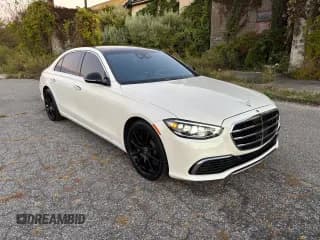 ✅ 2021 Mercedes-Benz S 580 • VIN: W1K6G7GB7MA016644 • Лот: 87174695. Опубликован ранее на Copart с пробегом 49 155 миль. Бесплатный доступ к архиву аукционных продаж из США и подробный отчёт об истории автомобиля на DreamBid. Изображение 1.