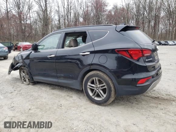 ✅ 2017 Hyundai Santa Fe 2.4L • VIN: 5NMZUDLB8HH015440 • Лот: 43278343. Опубликован ранее на Copart с пробегом 45 466 миль. Бесплатный доступ к архиву аукционных продаж из США и подробный отчёт об истории автомобиля на DreamBid. Изображение 2.