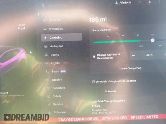 ✅ 2022 Tesla Model Y Long Range • VIN: 7SAYGDEE6NF385120 • Lot: 42194477. Wystawiony na IAAI z przebiegiem 42 201 mil. Bezpłatny archiwum sprzedaży aukcyjnych z USA i szczegółowy raport historii pojazdu na DreamBid. Zdjęcie 18.