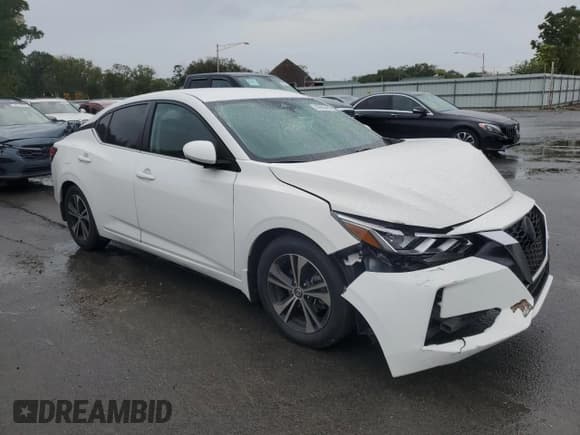 ✅ 2021 Nissan Sentra SV • VIN: 3N1AB8CV3MY232417 • Lot: 80800465. Listed on Copart with 90,332 mi. Free auction sales archive from the USA and detailed vehicle history report at DreamBid. Image 4.