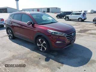 2016 Hyundai Tucson Sport with VIN KM8J3CA24GU084397, listed as a IAAI auction lot 42701460 with 105,474 mi miles and . Bid and sale history available at DreamBid. Image 1.