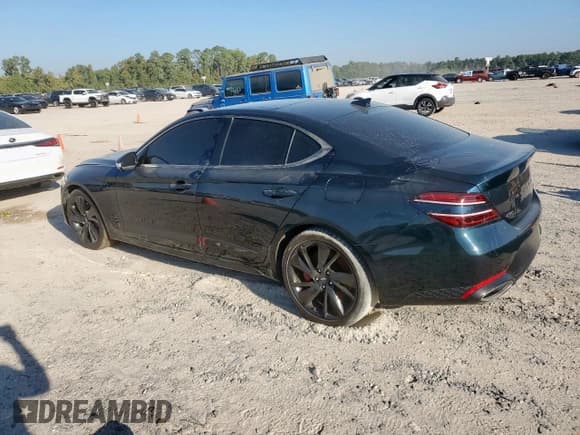 ✅ 2023 Genesis G70 3.3T • VIN: KMTG54TE3PU117641 • Lot: 86703145. Wystawiony na Copart z przebiegiem 27 315 mil. Bezpłatny archiwum sprzedaży aukcyjnych z USA i szczegółowy raport historii pojazdu na DreamBid. Zdjęcie 2.