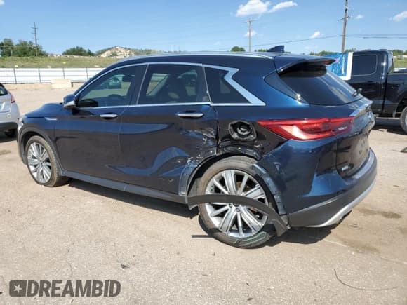 ✅ 2021 Infiniti QX50 Essential • VIN: 3PCAJ5CB1MF106122 • Lot: 70774415. Wystawiony na Copart z przebiegiem 77 047 mil. Bezpłatny archiwum sprzedaży aukcyjnych z USA i szczegółowy raport historii pojazdu na DreamBid. Zdjęcie 2.