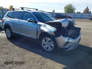 ✅ 2021 Volkswagen Atlas SE • VIN: 1V2KR2CA9MC516634 • Lot: 43514606. Listed on IAAI with 122,711 mi. Free auction sales archive from the USA and detailed vehicle history report at DreamBid. Image 1.