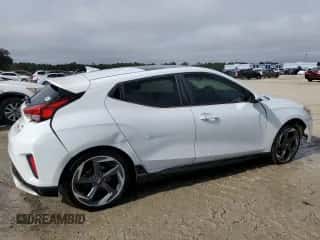2020 Hyundai Veloster Turbo R-Spec z VIN KMHTH6AB9LU031586, wystawiony jako Copart lot #85505954 z przebiegiem 47 338 mil mil oraz Nie do naprawy • Non repairable. Historia ofert i sprzedaży dostępna na DreamBid. Obrazek 3.