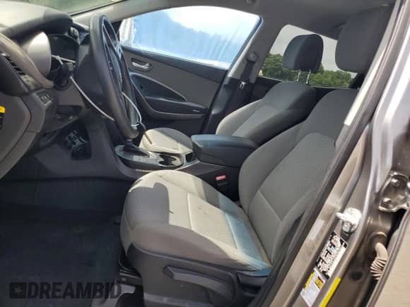 2015 Hyundai Santa Fe with VIN 5XYZT3LB4FG296155, listed as a Copart auction lot 57675435 with 70,209 mi miles and Salvage title. Bid and sale history available at DreamBid. Image 7.