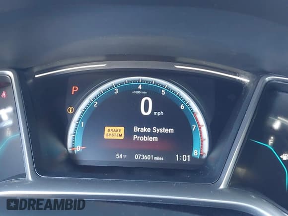 ✅ 2018 Honda Civic EX-T • VIN: JHMFC1F35JX042390 • Lot: 43767703. Listed on IAAI with 73,601 mi. Free auction sales archive from the USA and detailed vehicle history report at DreamBid. Image 7.