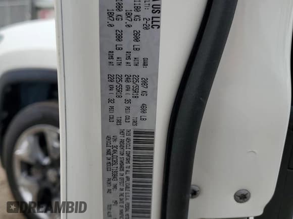 ✅ 2020 Jeep Compass High Altitude • VIN: 3C4NJDCB5LT193843 • Lot: 57392925. Wystawiony na Copart z przebiegiem 45 789 mil. Bezpłatny archiwum sprzedaży aukcyjnych z USA i szczegółowy raport historii pojazdu na DreamBid. Zdjęcie 13.
