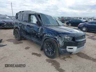 ✅ 2024 Land Rover Defender S • VIN: SALEJ7EX0R2285861 • Lot: 41335476. Listed on IAAI with 21,121 mi. Free auction sales archive from the USA and detailed vehicle history report at DreamBid. Image 1.