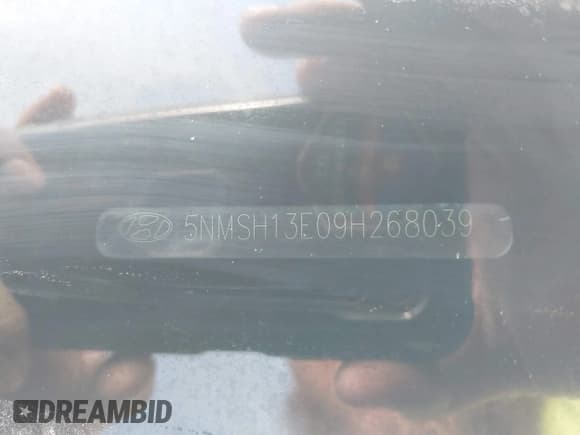 ✅ 2009 Hyundai Santa Fe Limited • VIN: 5NMSH13E09H268039 • Lot: 43637698. Listed on IAAI with 150,291 mi. Free auction sales archive from the USA and detailed vehicle history report at DreamBid. Image 9.