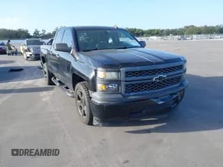 ✅ 2015 Chevrolet Silverado 1500 LS • VIN: 1GCRCPEH1FZ317098 • Lot: 43376564. Listed on IAAI with 88,008 mi. Free auction sales archive from the USA and detailed vehicle history report at DreamBid. Image 1.