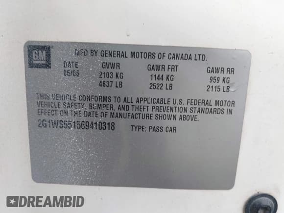 ✅ 2006 Chevrolet Impala Police Police • VIN: 2G1WS551569410318 • Lot: 43775826. Wystawiony na IAAI z przebiegiem 217 436 mil. Bezpłatny archiwum sprzedaży aukcyjnych z USA i szczegółowy raport historii pojazdu na DreamBid. Zdjęcie 9.