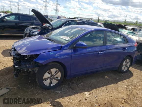 2022 Hyundai Ioniq Blue с VIN KMHC65LC4NU269922, выставлен на аукционе Copart как лот 60004034 с пробегом 24 373 миль миль и Списание • Salvage title. История ставок и продаж доступна на DreamBid. Изображение 1.