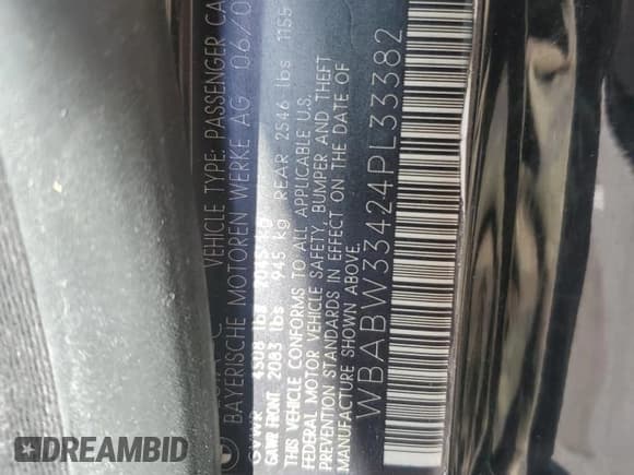 ✅ 2004 BMW 3 Series 325Ci • VIN: WBABW33424PL33382 • Lot: 92930935. Wystawiony na Copart z przebiegiem 185 679 mil. Bezpłatny archiwum sprzedaży aukcyjnych z USA i szczegółowy raport historii pojazdu na DreamBid. Zdjęcie 12.