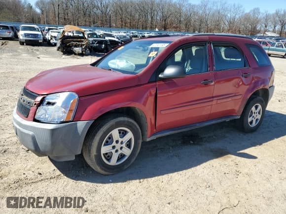 ✅ 2005 Chevrolet Equinox LS • VIN: 2CNDL13F656089677 • Лот: 47241195. Опубликован ранее на Copart с пробегом 146 150 миль. Бесплатный доступ к архиву аукционных продаж из США и подробный отчёт об истории автомобиля на DreamBid. Изображение 1.