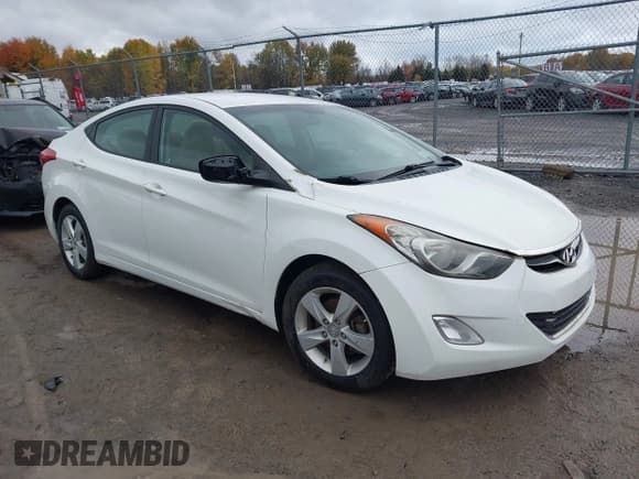 ✅ 2013 Hyundai Elantra Limited • VIN: 5NPDH4AEXDH272009 • Lot: 43477572. Listed on IAAI with 130,294 mi. Free auction sales archive from the USA and detailed vehicle history report at DreamBid. Image 1.
