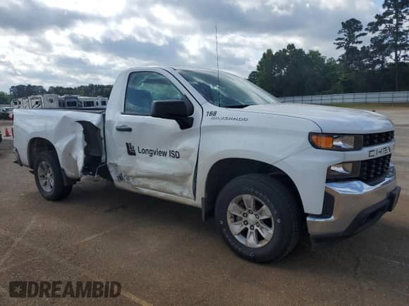 2022 Chevrolet Silverado 1500 Work Truck z VIN 3GCNWAED5NG156284, wystawiony jako Copart lot #53238345 z przebiegiem 44 476 mil mil oraz Szkoda całkowita • Salvage title. Historia ofert i sprzedaży dostępna na DreamBid. Obrazek 4.