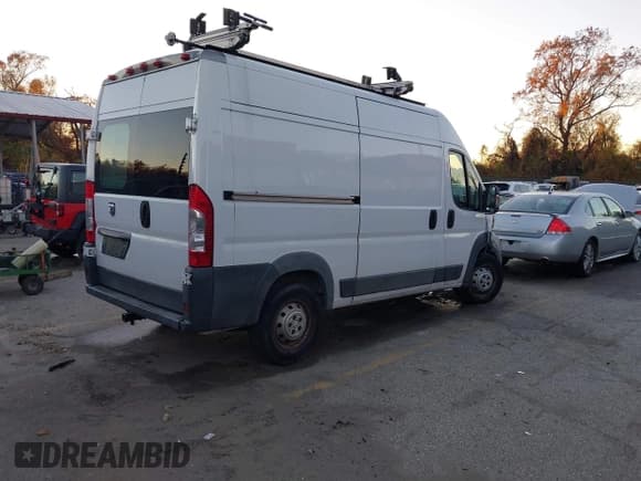✅ 2014 Ram ProMaster Cargo • VIN: 3C6TRVCG2EE108344 • Lot: 43635740. Listed on IAAI with 141,791 mi. Free auction sales archive from the USA and detailed vehicle history report at DreamBid. Image 4.