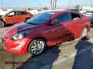 2014 Hyundai Elantra SE z VIN KMHDH4AE6EU167082, wystawiony jako Copart lot #91075365 z przebiegiem Nie podano mil oraz Szkoda całkowita • Salvage title. Historia ofert i sprzedaży dostępna na DreamBid. Obrazek 1.
