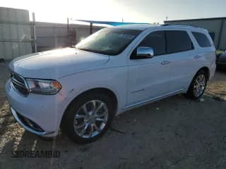✅ 2016 Dodge Durango Citadel • VIN: 1C4RDHEG0GC330861 • Lot: 76790394. Wystawiony na Copart z przebiegiem 94 074 mil. Bezpłatny archiwum sprzedaży aukcyjnych z USA i szczegółowy raport historii pojazdu na DreamBid. Zdjęcie 1.
