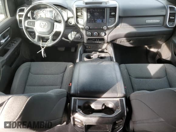 ✅ 2019 Ram 1500 Big Horn • VIN: 1C6SRFFT1KN762544 • Lot: 93105515. Listed on Copart with 80,833 mi. Free auction sales archive from the USA and detailed vehicle history report at DreamBid. Image 8.