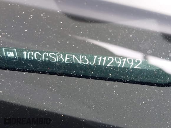 ✅ 2018 Chevrolet Colorado 2WD Work Truck • VIN: 1GCGSBEN3J1129192 • Lot: 41784937. Listed on IAAI with 58,904 mi. Free auction sales archive from the USA and detailed vehicle history report at DreamBid. Image 9.