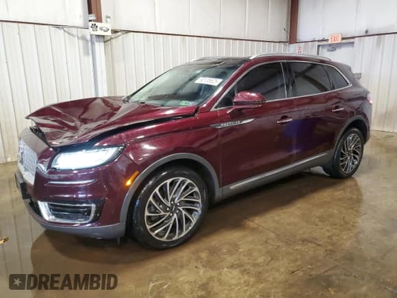 ✅ 2020 Lincoln Nautilus Reserve • VIN: 2LMPJ8K96LBL08671 • Lot: 93135525. Listed on Copart with 62,883 mi. Free auction sales archive from the USA and detailed vehicle history report at DreamBid. Image 1.